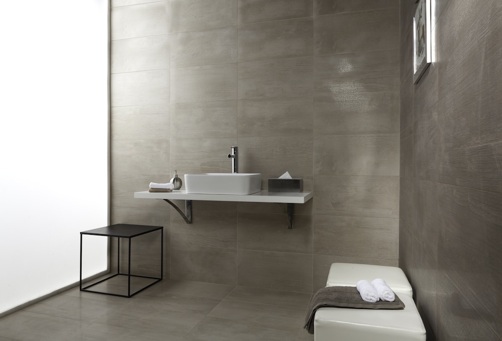 Johnson for restroom tiling floor